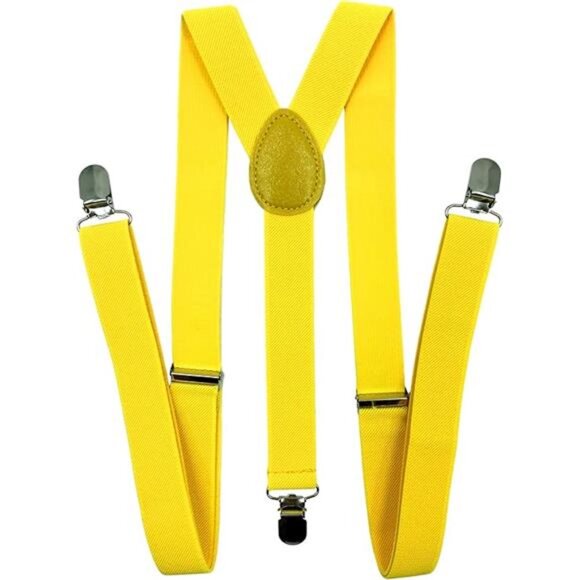 Suspenders for Women and Men | Elastic, Adjustable, Y-Back | Pant Clips, Tuxedo - Picture 7 of 7